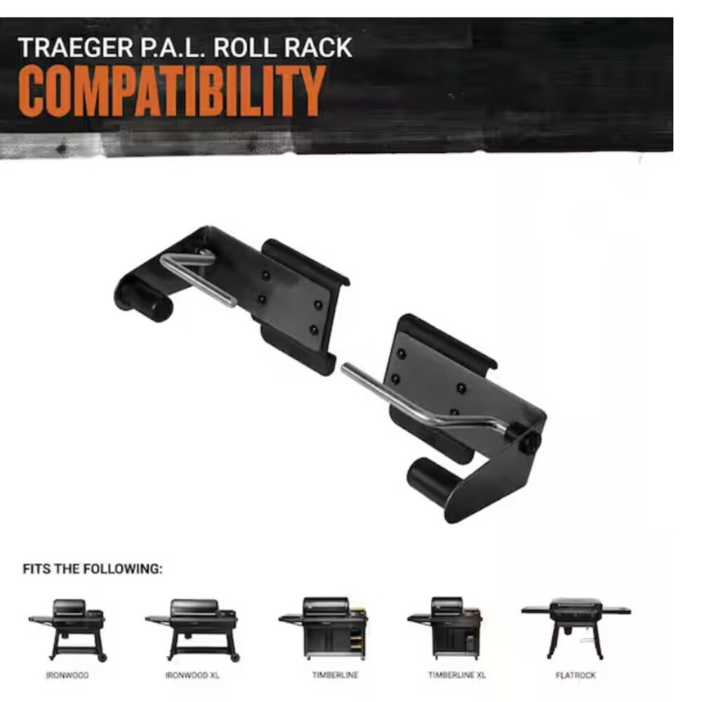 Traeger P.A.L. Pop-And-Lock Roll Rack Grill Accessory BAC655 - Picture 8 of 8